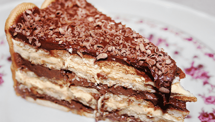Pavê de Baunilha e Chocolate