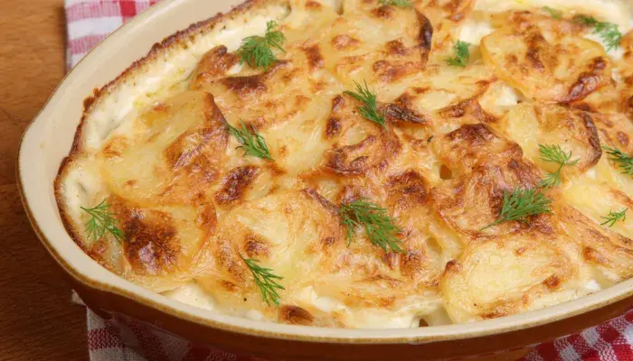 Batata Gratinada Com Bacon