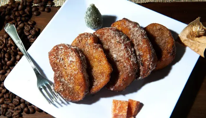 Rabanada Light Com Abacaxi e Coco