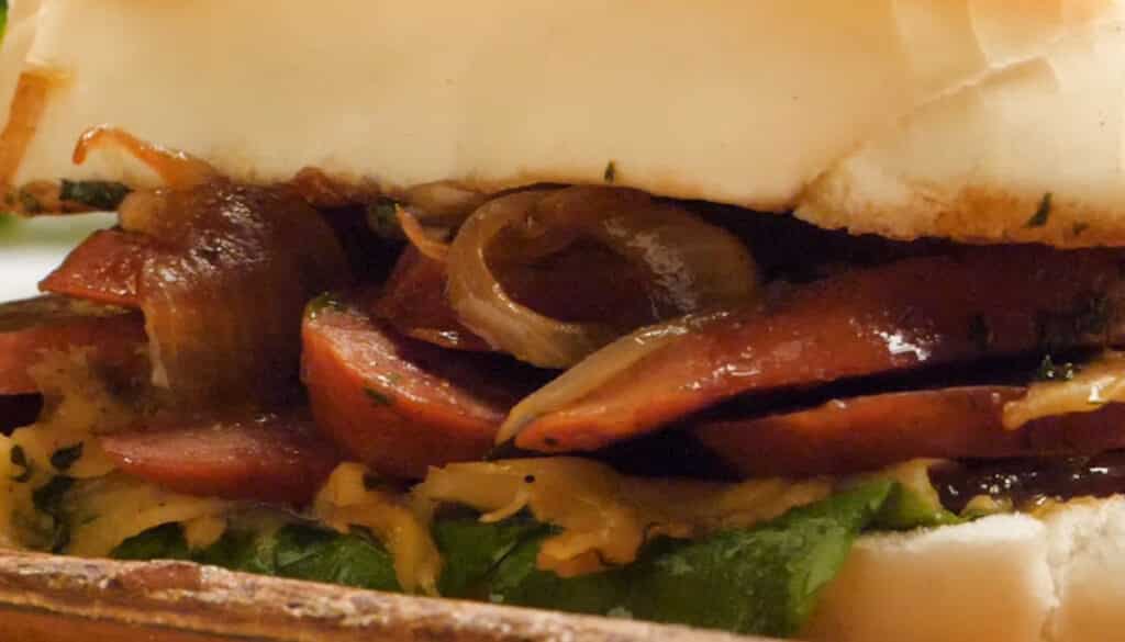 Sanduíche de Linguiça Calabresa - Você Vai Adorar