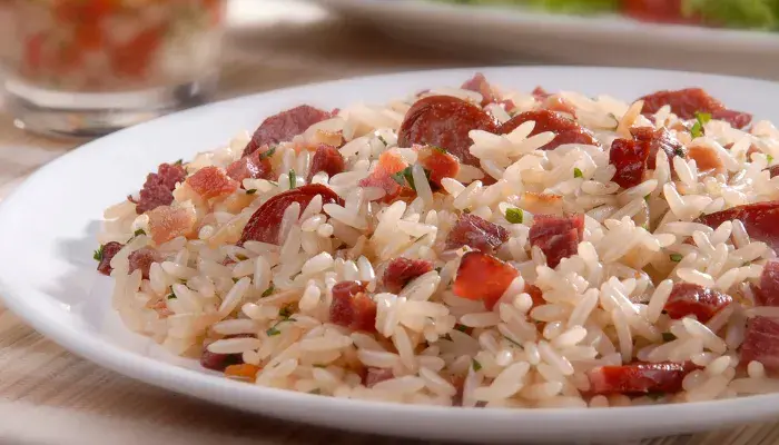 Arroz Com Linguiça