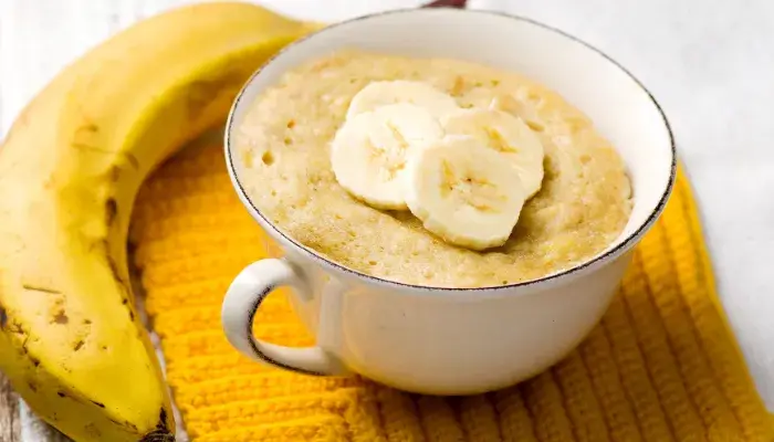 Bolo de Caneca de Banana