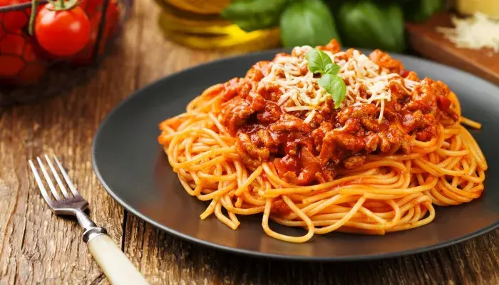 Macarrão Com Carne Moída
