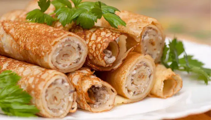 Panqueca de Tapioca Com Frango