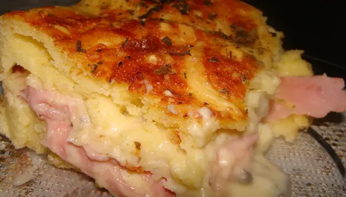 Torta de Presunto e Queijo