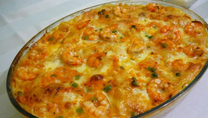 Camarão Gratinado