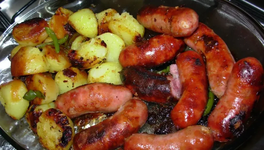 Linguiça Com Batata