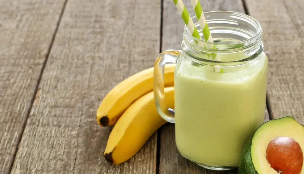 Vitamina de Abacate Com Banana
