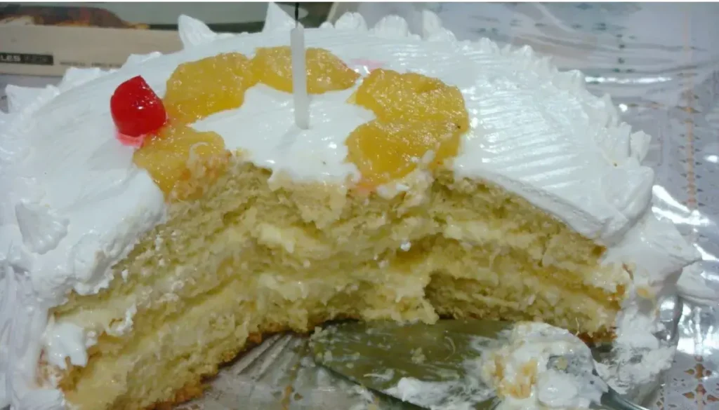 Bolo de Abacaxi Com Coco