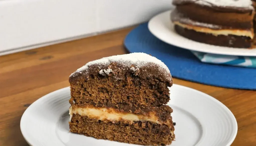 Bolo de Chocolate com Recheio de Leite Ninho