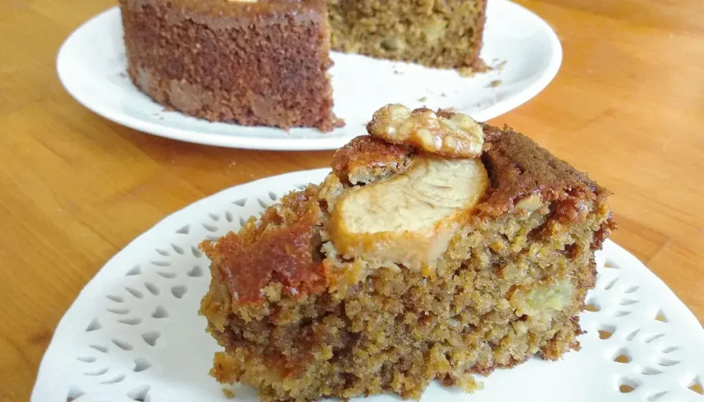 Bolo de Maçã e Aveia