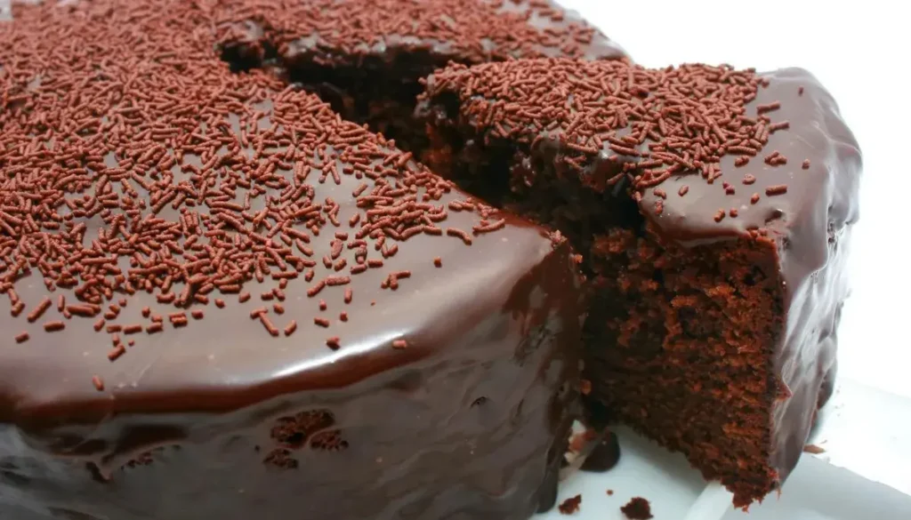 Bolo Gelado de Chocolate