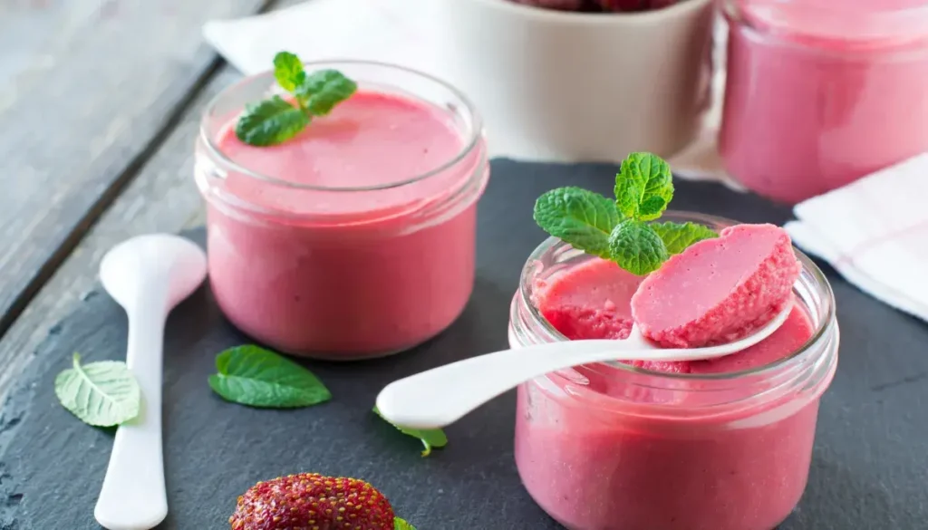 Gelatina Com Creme de Leite
