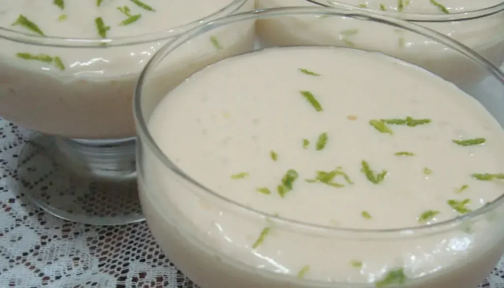 Mousse de Limão Com Tang