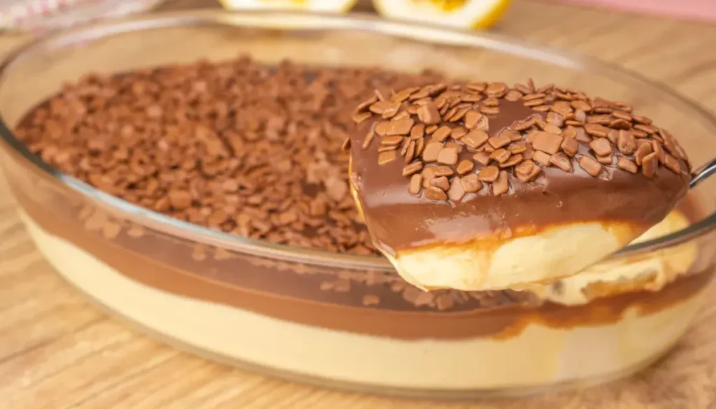 Mousse de Maracujá Com Chocolate