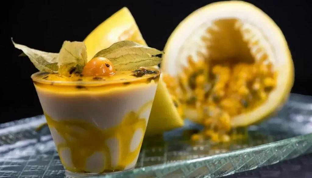 Mousse de Maracujá Com Tang