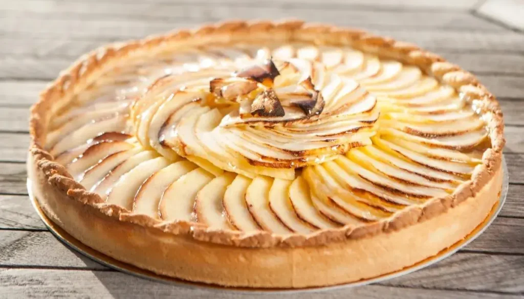 Torta de Maçã Com Creme